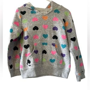 Jumping Beans Heart Hoodie Size 4T